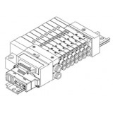 SMC solenoid valve 4 & 5 Port SQ - NEW SS5Q13-SB, 1000 Series Plug-in Manifold for Series EX510 Gateway Serial Transmission System, New